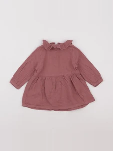 Vertbaudet - robe rose - 12 mois