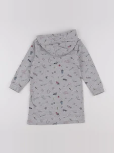 Vertbaudet - robe gris - 6 ans