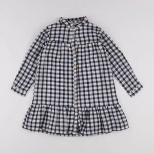 Vertbaudet - robe blanc, bleu - 5 ans