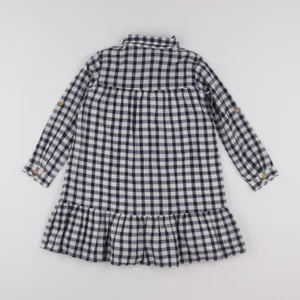 Vertbaudet - robe blanc, bleu - 5 ans