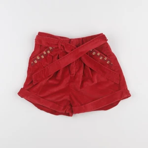 Vertbaudet - short rouge - 7 ans