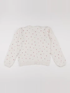Vertbaudet - gilet blanc - 12 ans