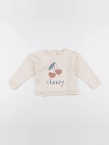 Vertbaudet - sweat beige - 24 mois