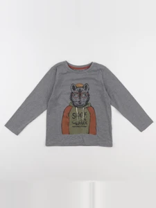 Vertbaudet - tee-shirt bleu - 6 ans