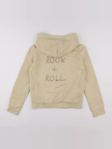 IKKS - sweat imprimé au dos jaune - 12 ans