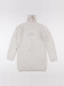 Vertbaudet - robe beige - 10 ans