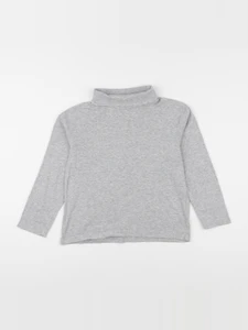 Vertbaudet - sous-pull gris - 8 ans