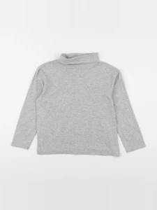 Vertbaudet - sous-pull gris - 8 ans