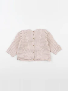 Boutchou - gilet rose - 18 mois