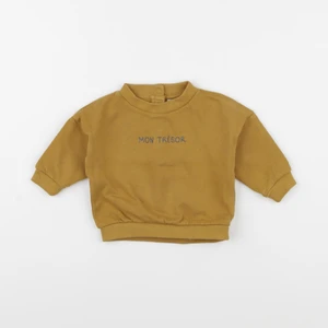 Vertbaudet - sweat marron - 3 mois