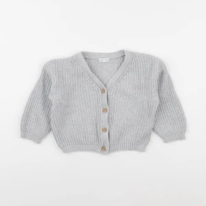 Vertbaudet - gilet gris - 18 mois