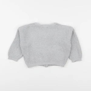Vertbaudet - gilet gris - 18 mois
