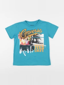 Converse - tee-shirt bleu - 6/7 ans