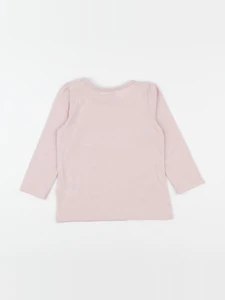 H&M - tee-shirt rose - 12/18 mois