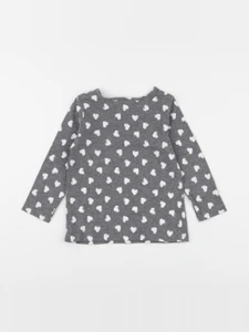 H&M - robe gris - 12/18 mois