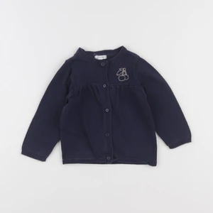 Vertbaudet - gilet bleu - 12 mois