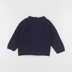 Vertbaudet - gilet bleu - 12 mois