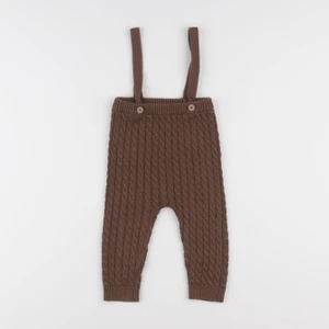 Vertbaudet - salopette marron - 12 mois