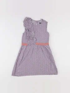IKKS - robe bleu, rouge - 6 ans