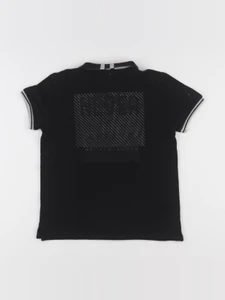 IKKS - polo imprimé au dos noir - 10 ans