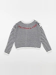 IKKS - pull bleu, blanc - 4 ans