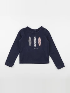 IKKS - sweat bleu - 8 ans