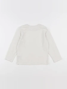 Vertbaudet - tee-shirt blanc - 6 ans