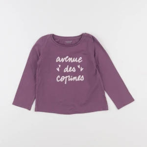 Vertbaudet - tee-shirt violet - 3 ans