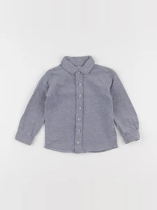 Boutchou - chemise bleu - 24 mois