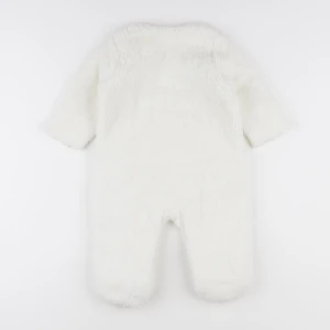 Vertbaudet - sur-pyjama blanc - 12 mois