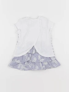 IKKS - robe blanc - 6 mois