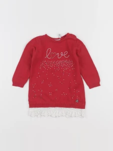 IKKS - robe rouge - 6 mois