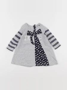 IKKS - robe gris - 6 mois