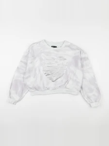 IKKS - sweat blanc - 14 ans