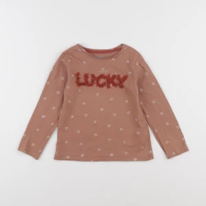 Vertbaudet - tee-shirt rose - 5 ans