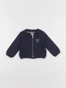 IKKS - sweat bleu - 12 mois