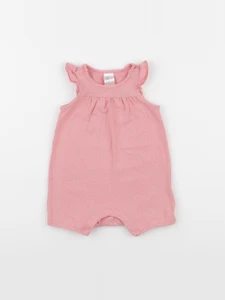 H&M - pyjama coton rose - 1/3 mois