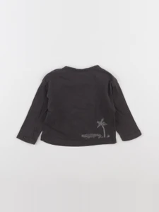 Zara - tee-shirt gris - 3/6 mois