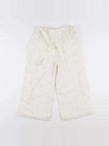 Vertbaudet - pantalon blanc - 9 ans