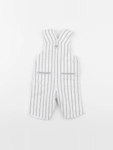 Jacadi - salopette blanc, bleu - 3 mois