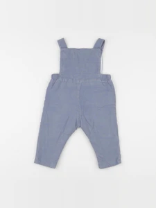 Jacadi - salopette doublé bleu - 12 mois