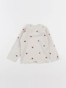H&M - tee-shirt beige - 9/12 mois