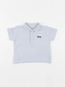 Boutchou - polo bleu - 6 mois