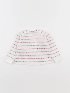 Petit Bateau - tee-shirt rouge - 12 mois