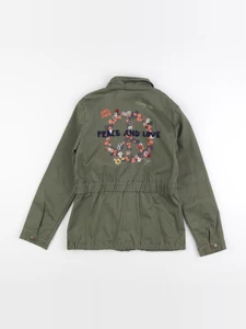 IKKS - veste imprimé au dos vert - 10 ans