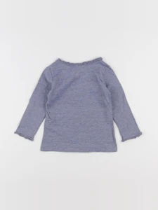H&M - tee-shirt bleu - 9/12 mois