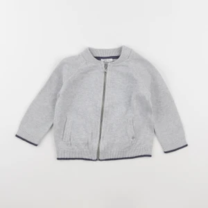 Vertbaudet - gilet gris - 2 ans