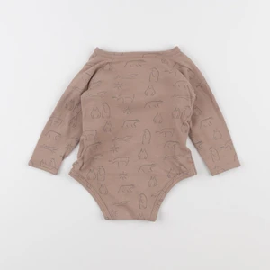 Vertbaudet - body marron - 12 mois