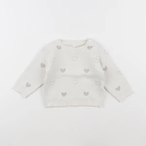 Vertbaudet - pull beige - 9 mois