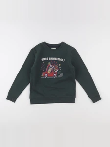 Vertbaudet - sweat vert - 8 ans